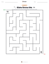 Anteprima della scheda stampabile di Elisha Graves Otis