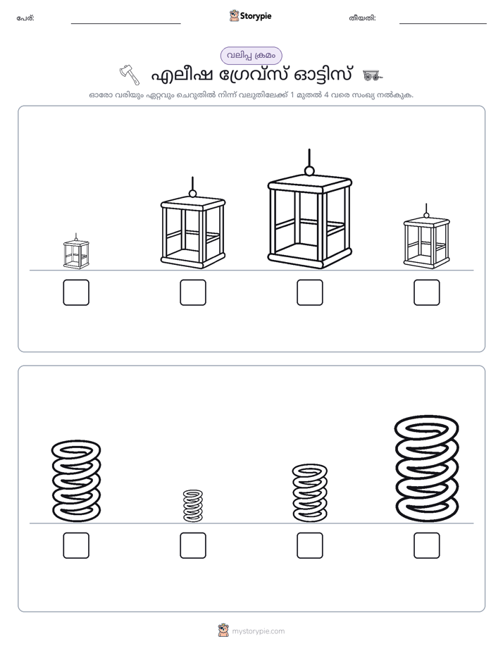 വലുപ്പം ക്രമം