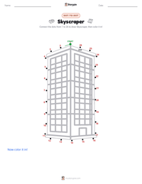 Skyscraper printable worksheet preview