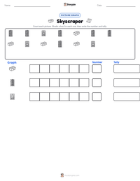 Skyscraper printable worksheet preview