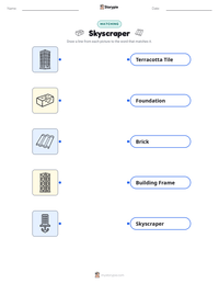 Skyscraper printable worksheet preview