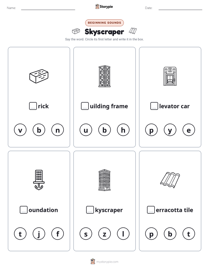 Beginning Sounds