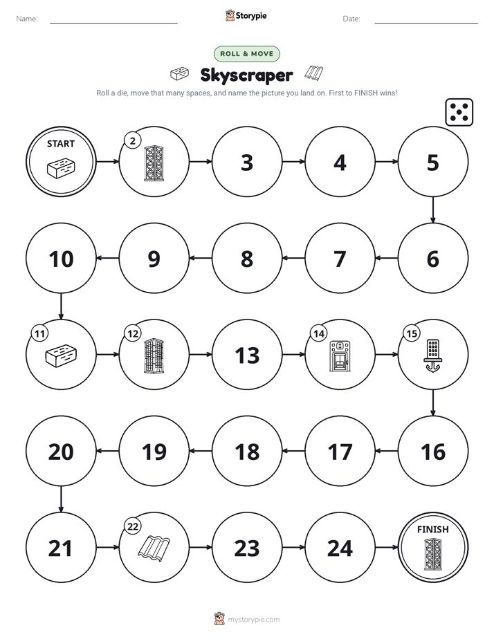 Roll & Move Game