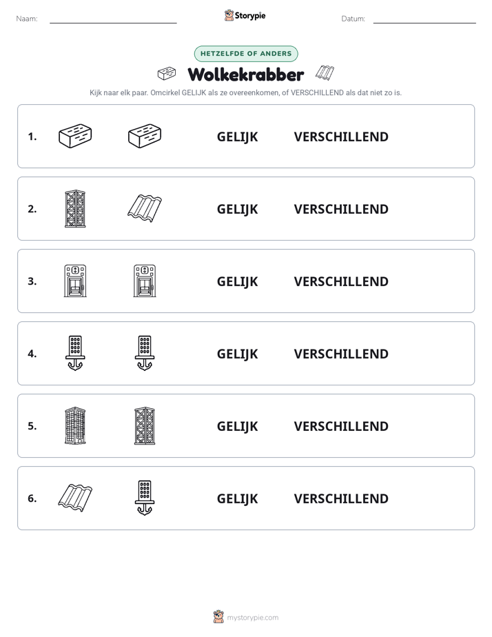 Zelfde of Verschillend