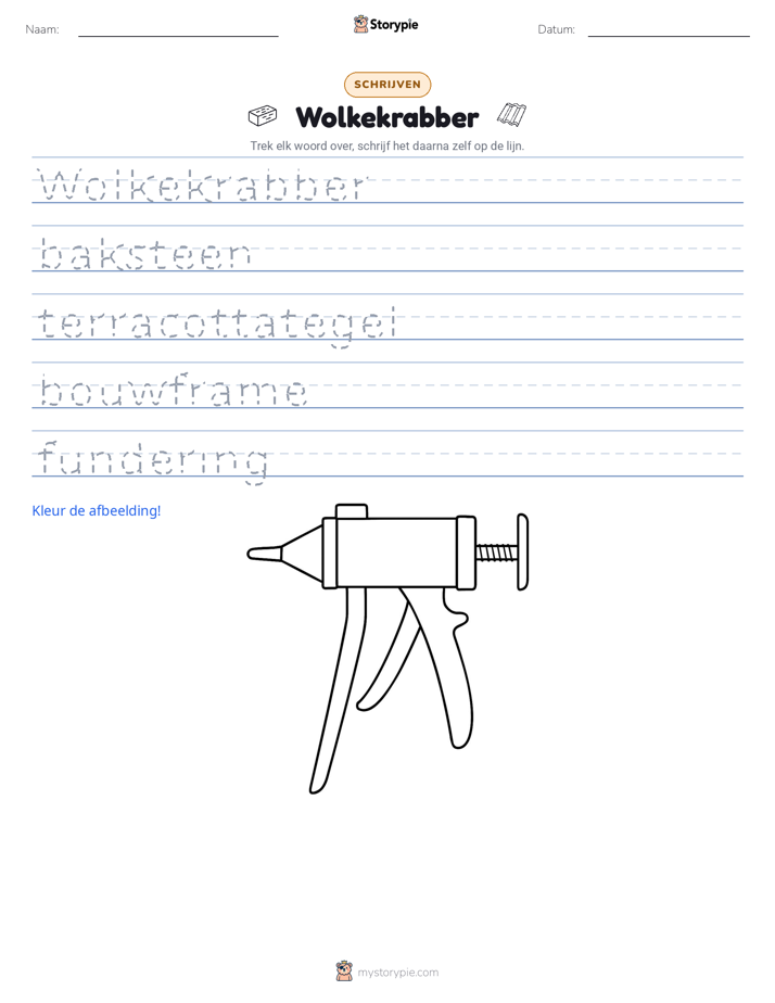 Schrijf Oefening