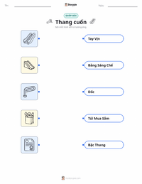 Tài liệu in sẵn Thang cuốn cho trẻ em