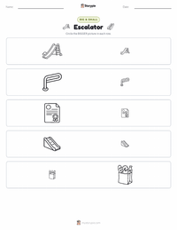 Escalator printable worksheet preview