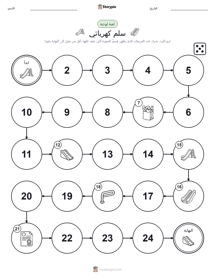 لعبة لف و تحرك