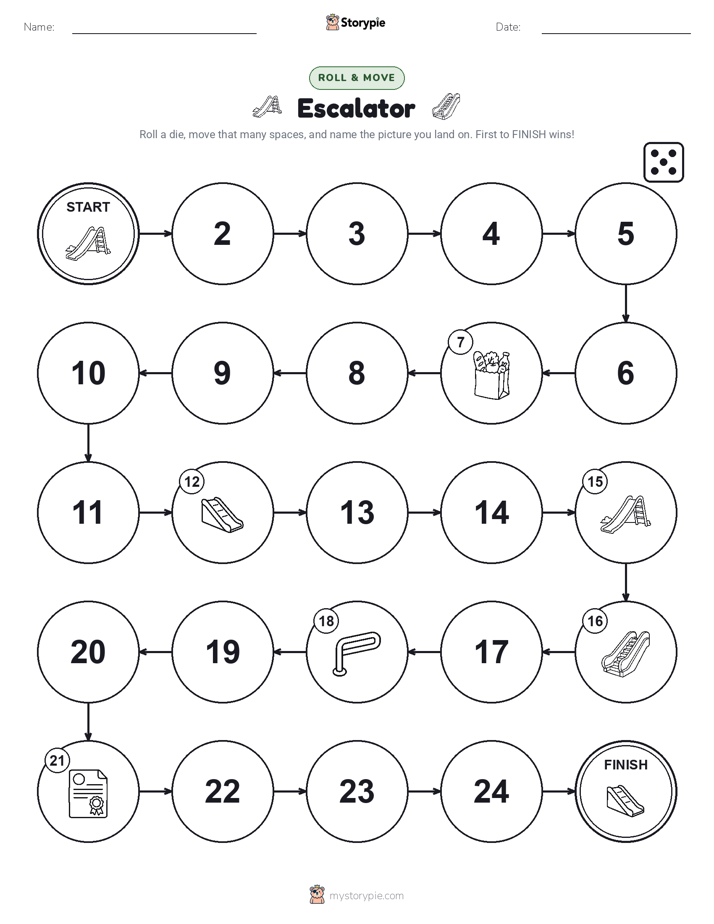Roll & Move Game