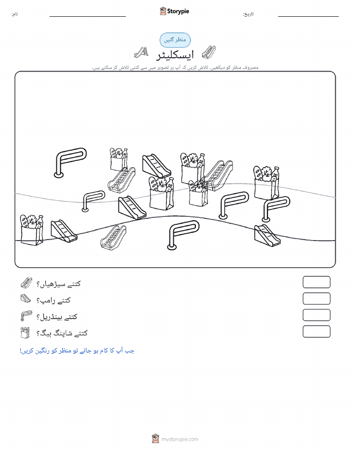گنتی کا منظر