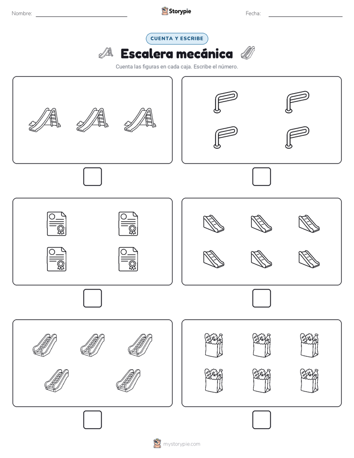 Cuenta y Escribe