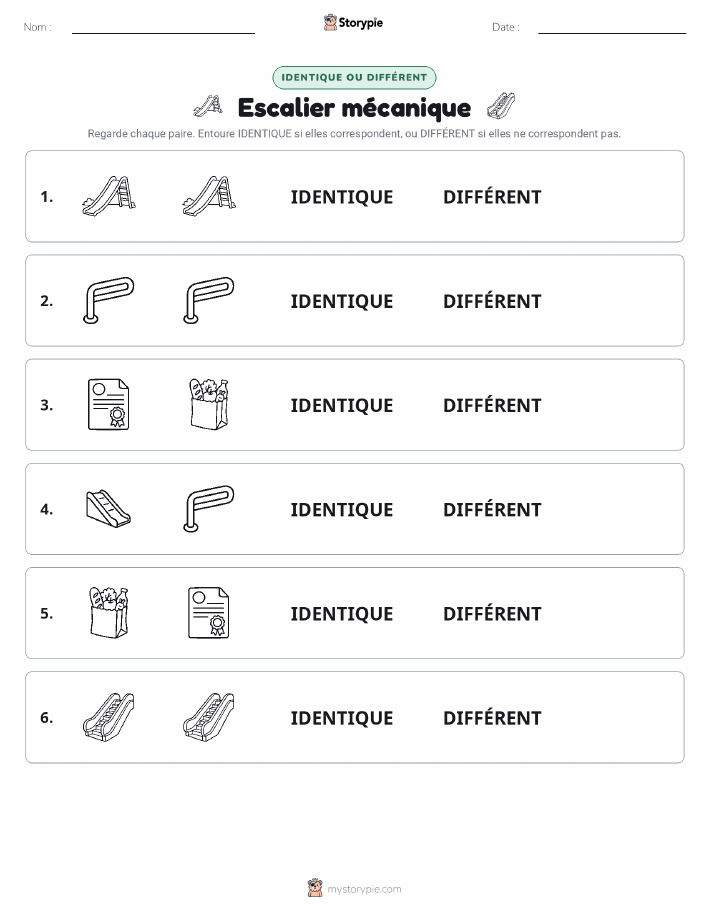 Identique ou Différent