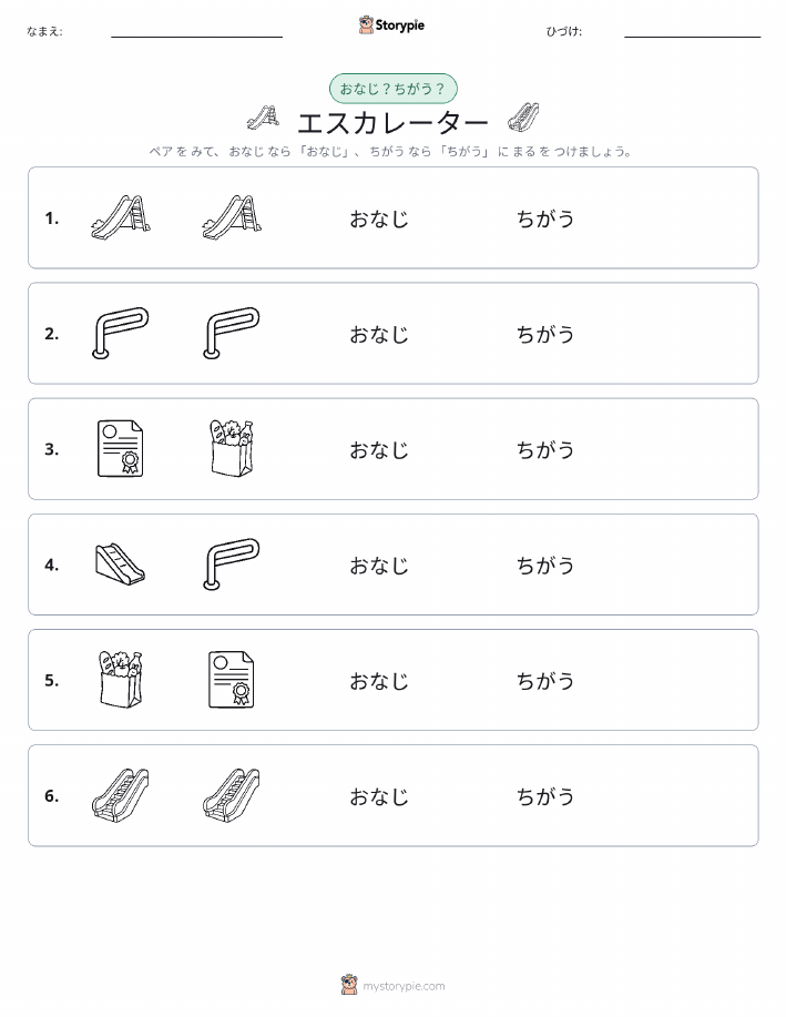 同じか違うか