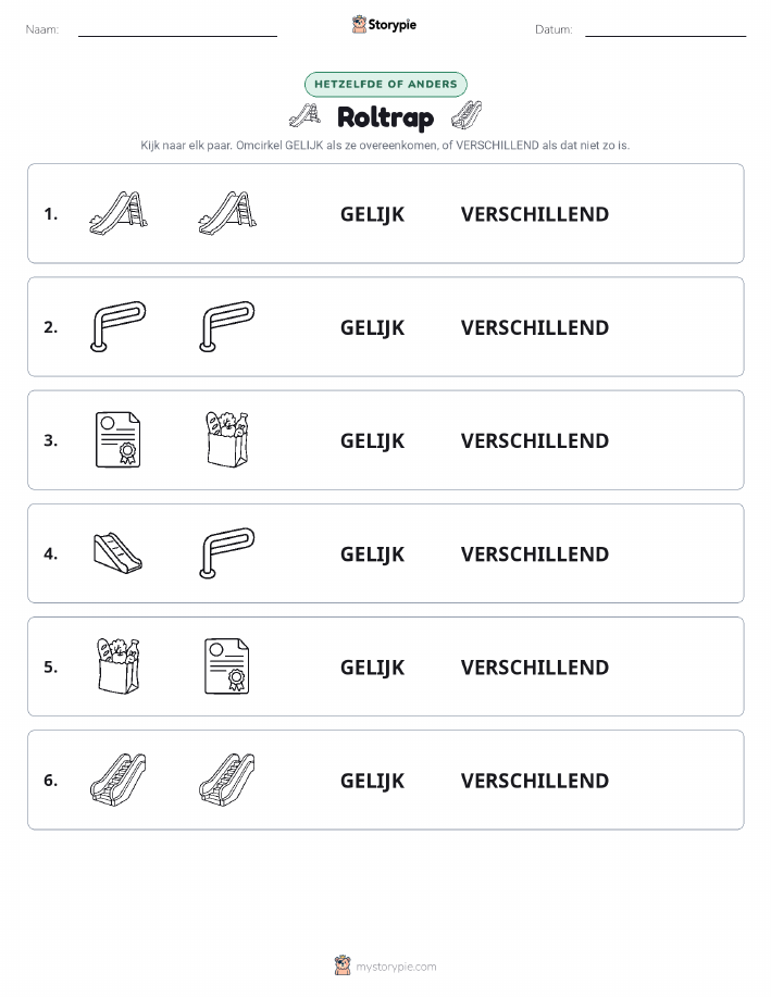 Zelfde of Verschillend