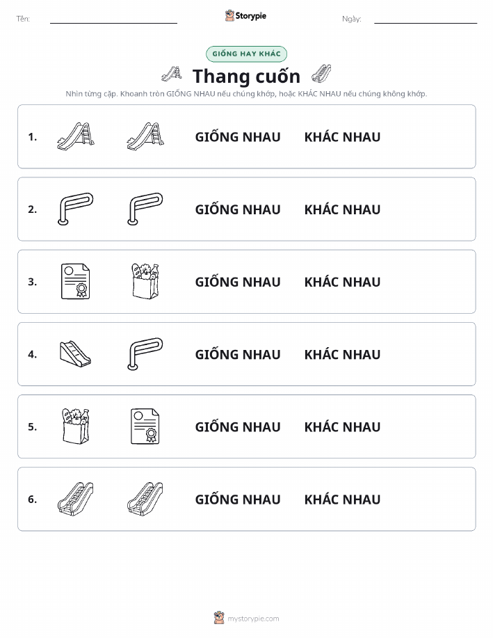 Giống Hay Khác