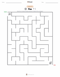 Anteprima della scheda stampabile di Fax
