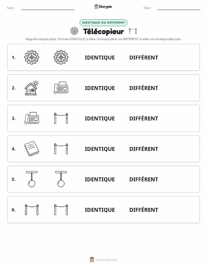 Identique ou Différent