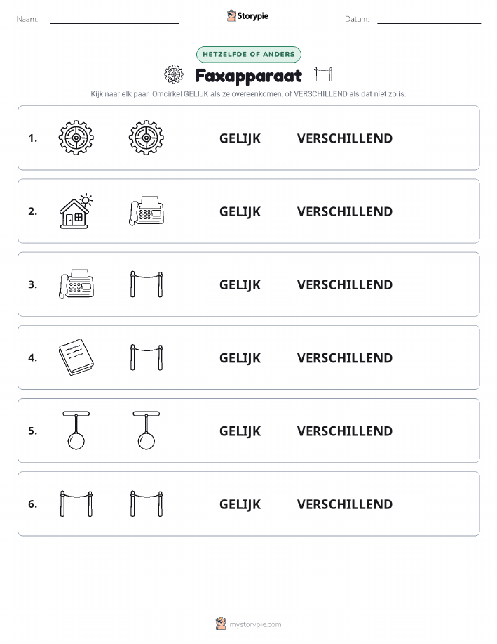 Zelfde of Verschillend