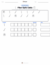 Fiber Optic Cable printable worksheet preview