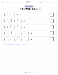 Fiber Optic Cable printable worksheet preview