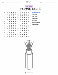 Fiber Optic Cable printable worksheet preview