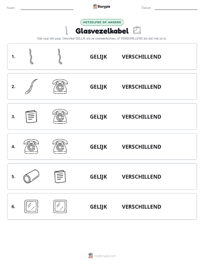 Zelfde of Verschillend