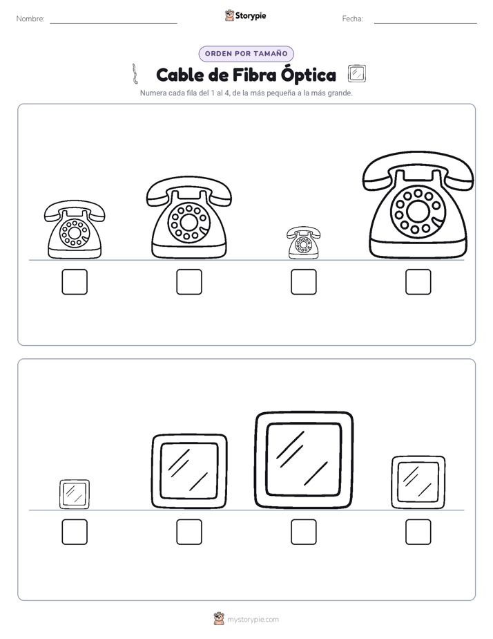 Orden de Tamaños