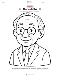 Charles K. Kao afdrukbare werkblad voorbeeld