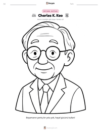 Charles K. Kao yazdırılabilir çalışma sayfası önizlemesi