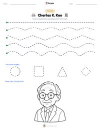 Charles K. Kao printable worksheet preview