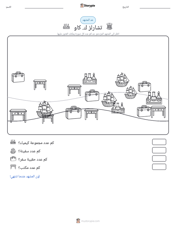 مشهد العد
