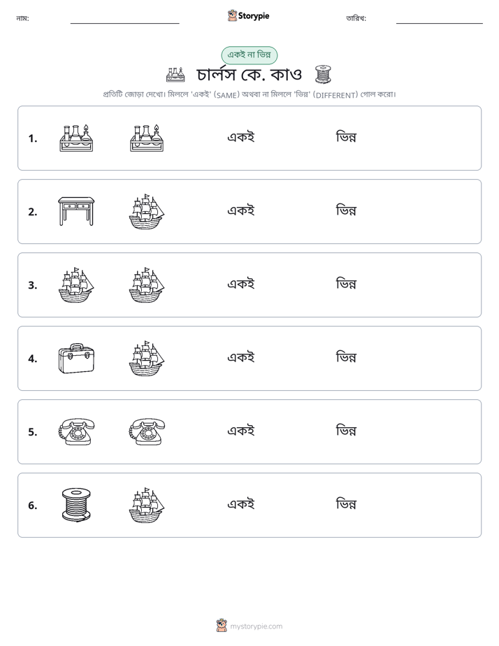 একই বা ভিন্ন