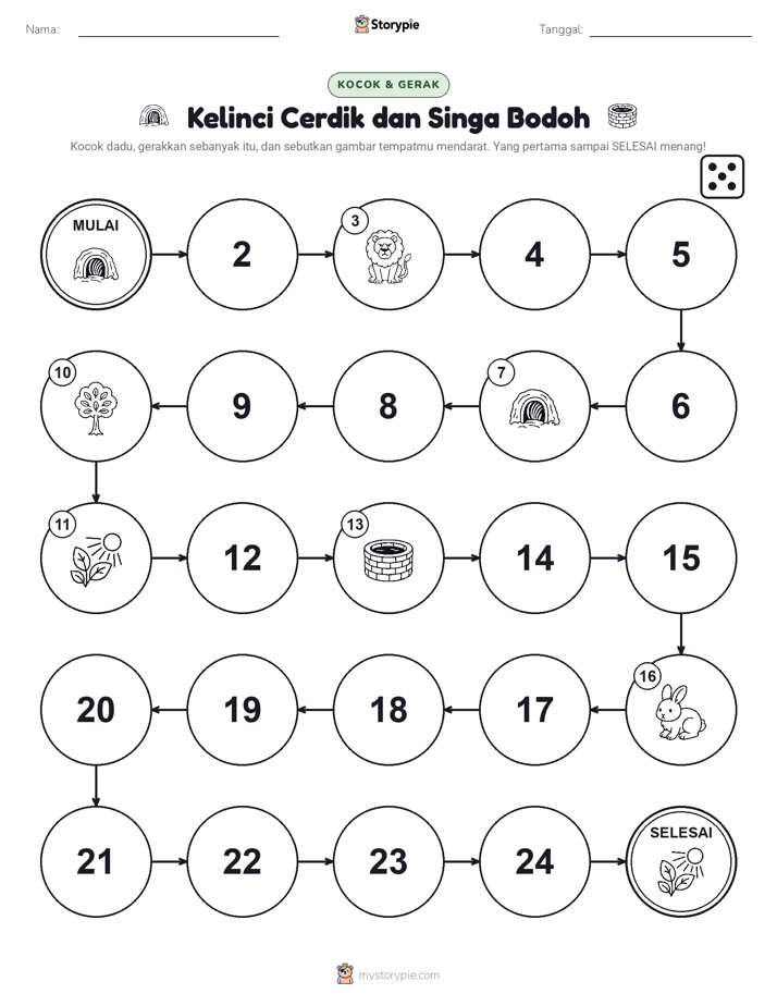 Permainan Gulung & Pindah