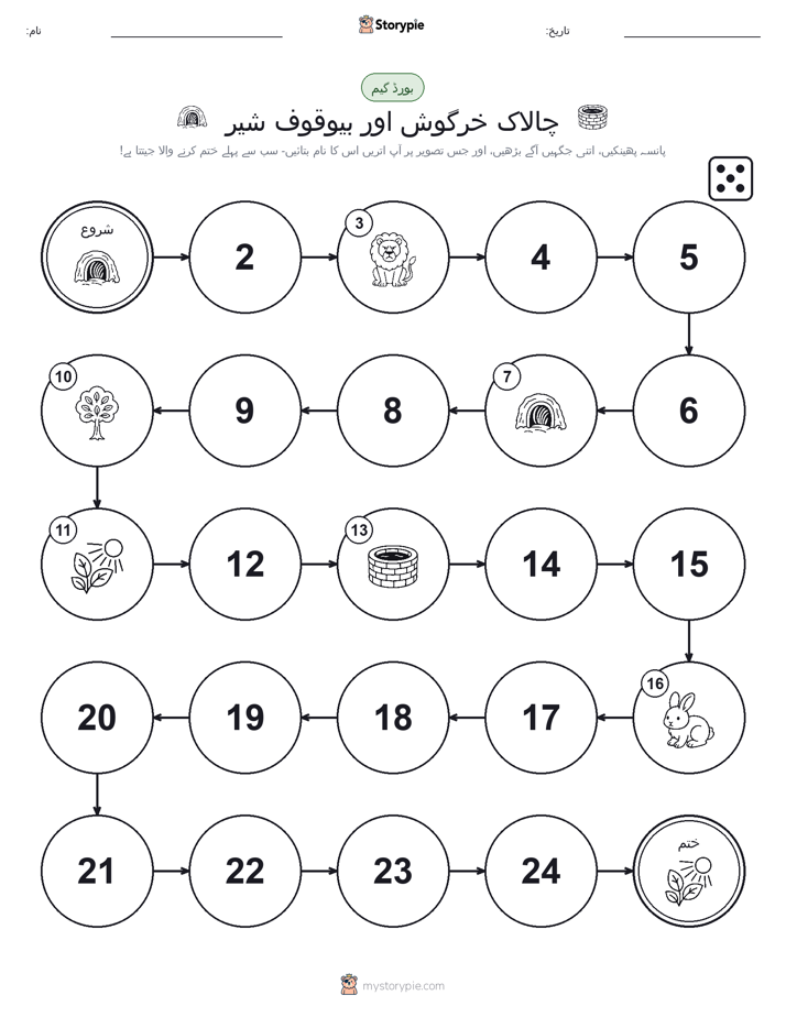 رول اور منتقل کریں کھیل