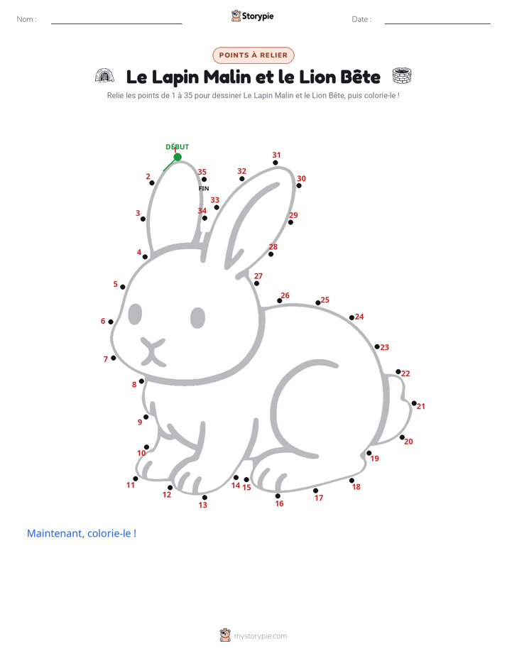 Relie les points