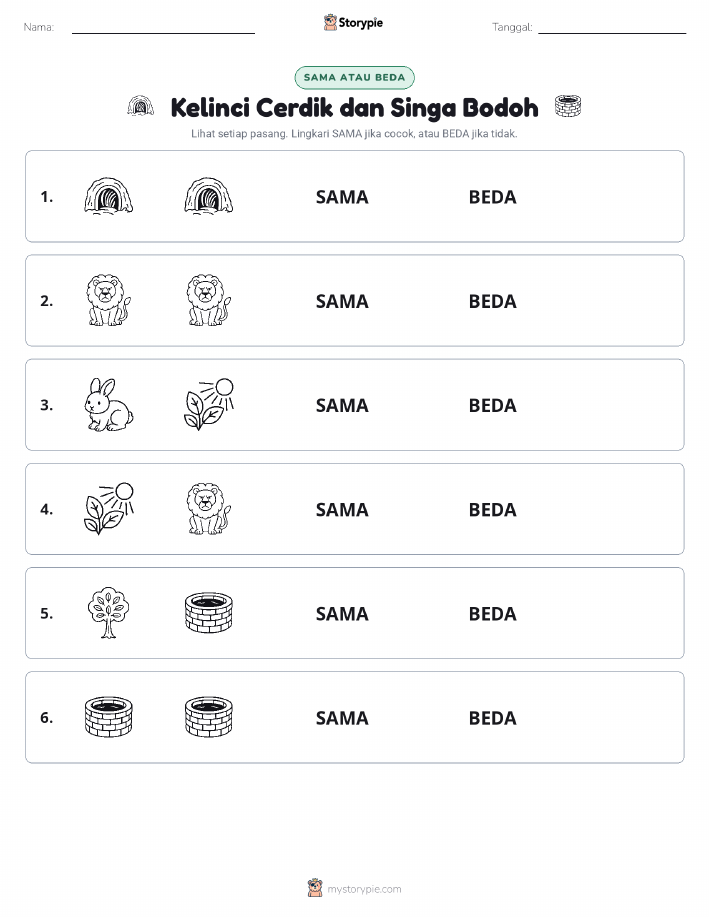 Sama atau Berbeda