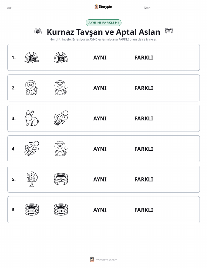 Aynı mı Farklı mı