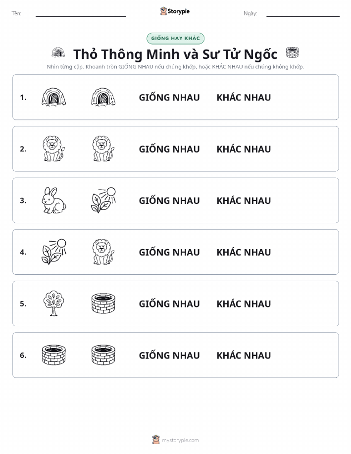Giống Hay Khác