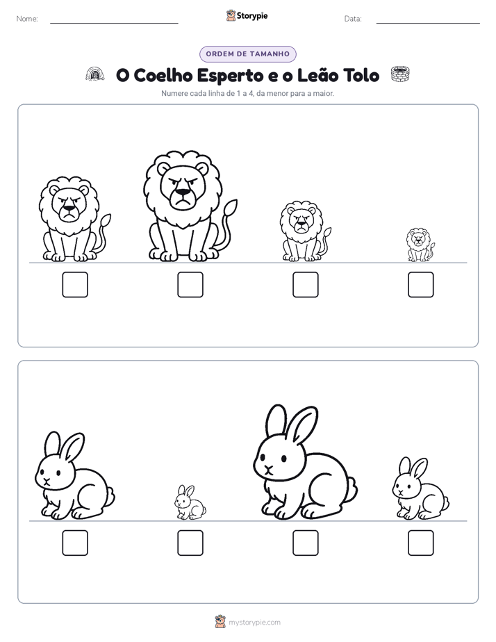 Ordem de Tamanho