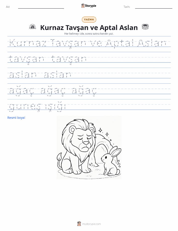 Yazma Pratiği