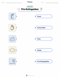 Fire Extinguisher printable worksheet preview