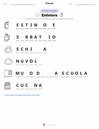 Anteprima della scheda stampabile di Estintore