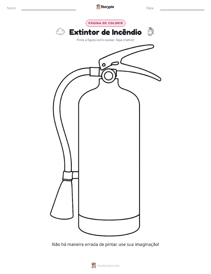 Página para colorir