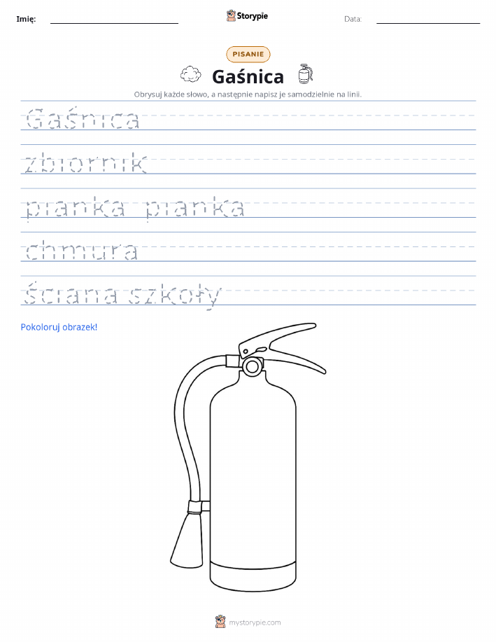 Ćwiczenie Pisania