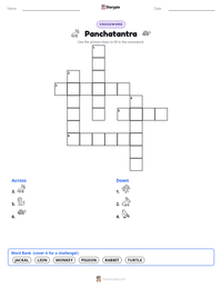 Panchatantra printable worksheet preview