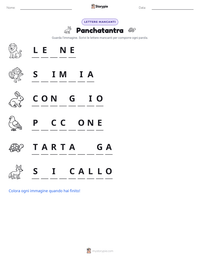 Anteprima della scheda stampabile di Panchatantra