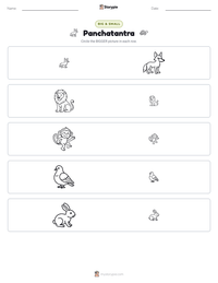 Panchatantra printable worksheet preview