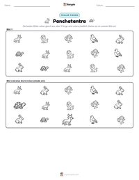 Panchatantra druckbare Arbeitsblatt Vorschau