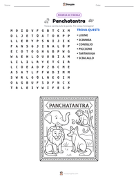 Anteprima della scheda stampabile di Panchatantra