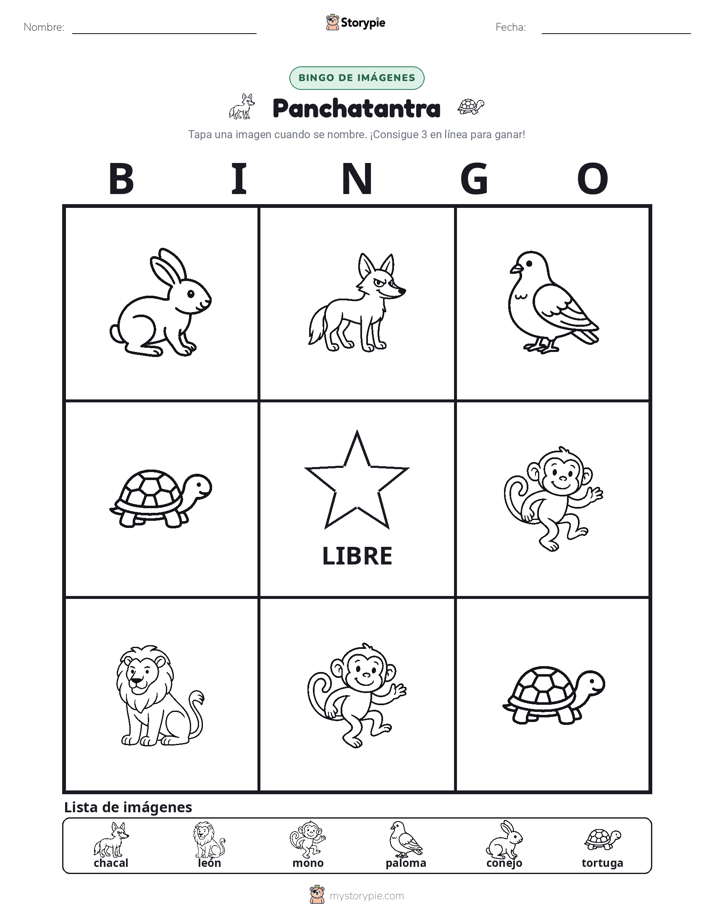 Bingo de Imágenes